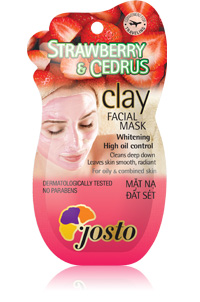 Clay Mask Strawberry and Cedrus Clay 